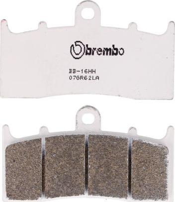 Brembo 07GR62LA - Гальмівні колодки, дискові гальма autocars.com.ua