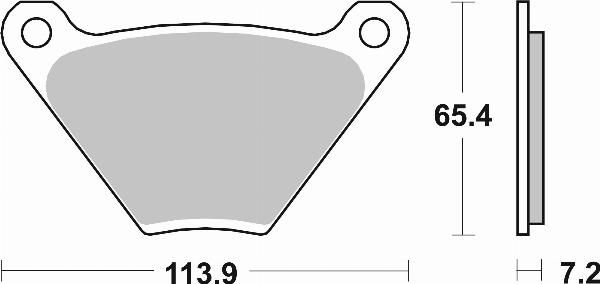 Brembo 07HD0105 - Гальмівні колодки, дискові гальма autocars.com.ua