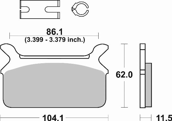 Brembo 07HD0910 - Гальмівні колодки, дискові гальма autocars.com.ua