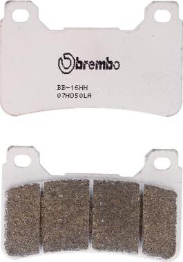 Brembo 07HO50LA - Гальмівні колодки, дискові гальма autocars.com.ua