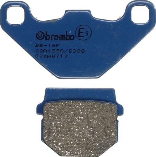 Brembo 07KA0717 - Гальмівні колодки, дискові гальма autocars.com.ua