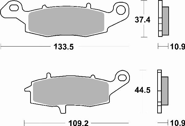 Brembo 07KA15SP - Гальмівні колодки, дискові гальма autocars.com.ua