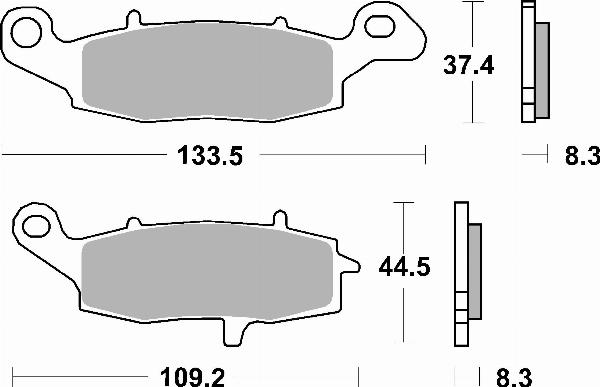 Brembo 07KA19SA - Гальмівні колодки, дискові гальма autocars.com.ua