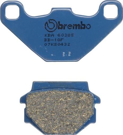 Brembo 07KS0432 - Гальмівні колодки, дискові гальма autocars.com.ua