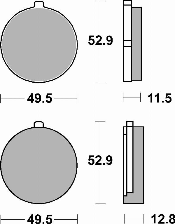 Brembo 07SU0220 - Гальмівні колодки, дискові гальма autocars.com.ua