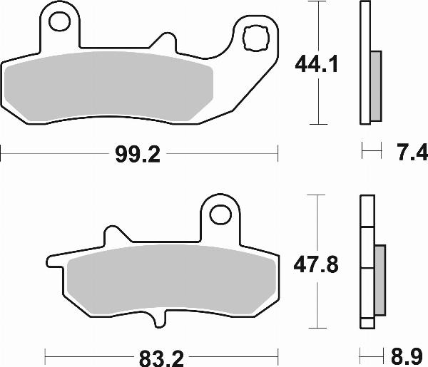 Brembo 07SU17SP - Гальмівні колодки, дискові гальма autocars.com.ua