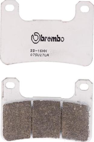 Brembo 07SU27LA - Гальмівні колодки, дискові гальма autocars.com.ua