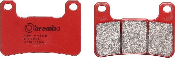 Brembo 07SU27SA - Гальмівні колодки, дискові гальма autocars.com.ua