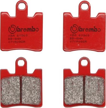 Brembo 07YA09SA - Гальмівні колодки, дискові гальма autocars.com.ua