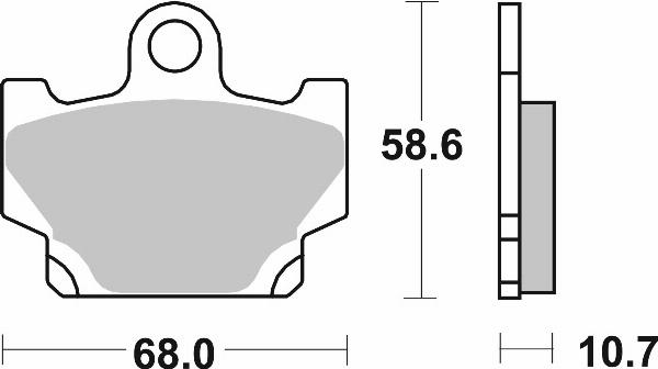 Brembo 07YA1011 - Гальмівні колодки, дискові гальма autocars.com.ua