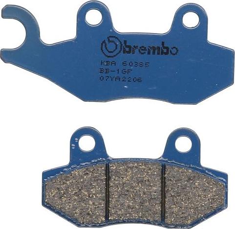 Brembo 07YA2206 - Гальмівні колодки, дискові гальма autocars.com.ua