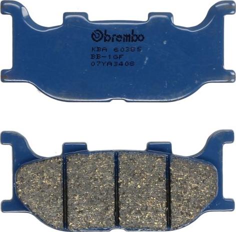 Brembo 07YA3408 - Гальмівні колодки, дискові гальма autocars.com.ua