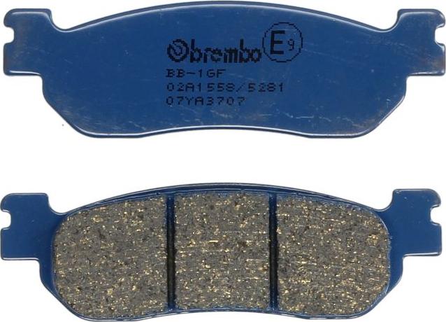 Brembo 07YA3707 - Гальмівні колодки, дискові гальма autocars.com.ua