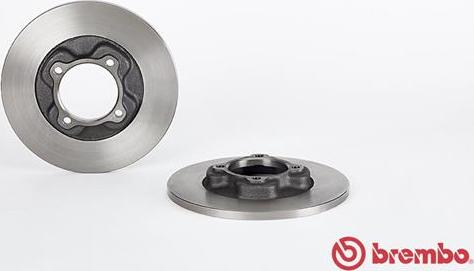 Brembo 08.4436.10 - Гальмівний диск autocars.com.ua