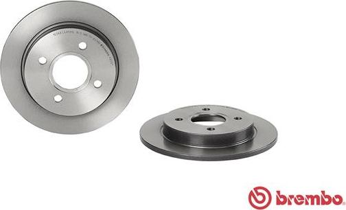 Brembo 08.4931.21 - Гальмівний диск autocars.com.ua