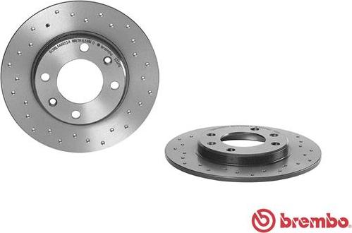 Brembo 08.5334.1X - Гальмівний диск autocars.com.ua