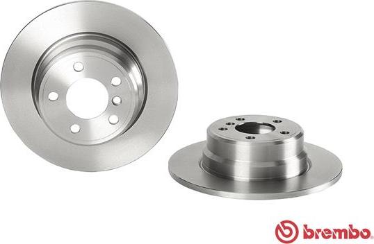 Brembo 08.7019.80 - Гальмівний диск autocars.com.ua