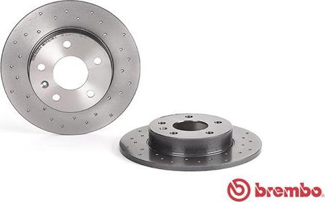 Brembo 08.7627.1X - Тормозной диск avtokuzovplus.com.ua