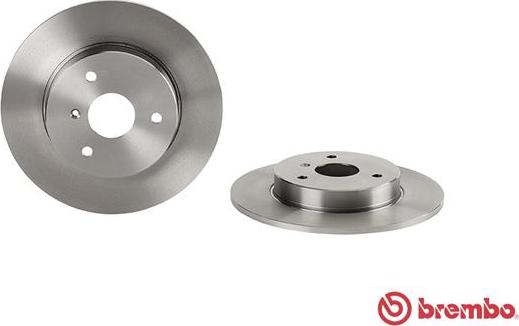 Brembo 08.8163.10 - Тормозной диск avtokuzovplus.com.ua