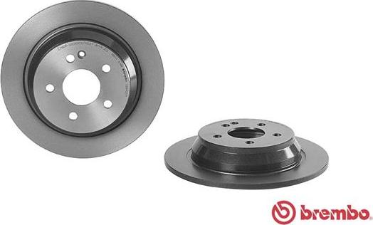 Brembo 08.8405.11 - Гальмівний диск autocars.com.ua