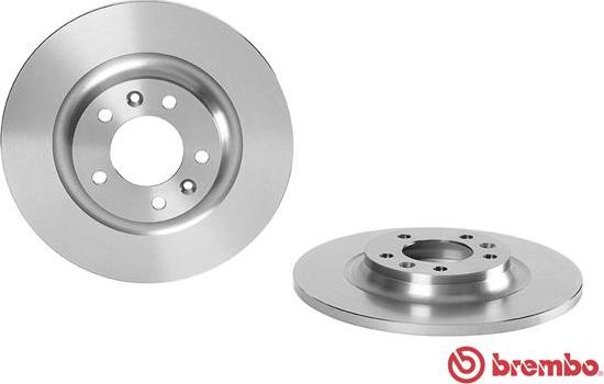 Brembo 08.8682.10 - Гальмівний диск autocars.com.ua