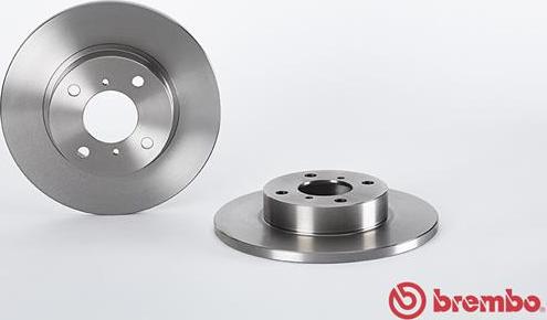 Brembo 08.8705.10 - Гальмівний диск autocars.com.ua