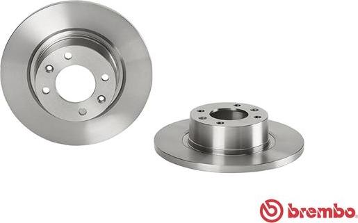 Brembo 08.8727.10 - Тормозной диск avtokuzovplus.com.ua