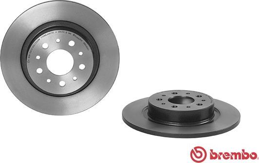 Brembo 08.9460.61 - Тормозной диск avtokuzovplus.com.ua