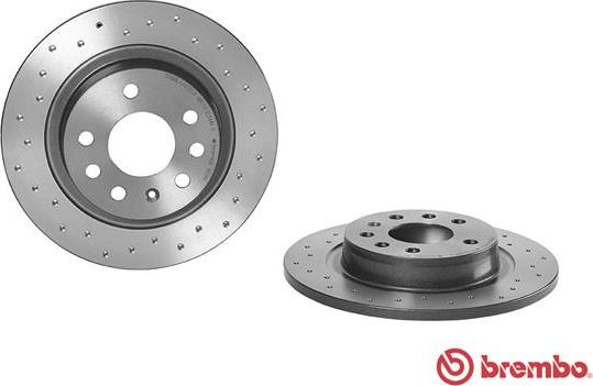 Brembo 08.9511.1X - Тормозной диск avtokuzovplus.com.ua