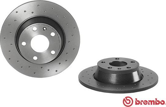 Brembo 08.9769.1X - Гальмівний диск autocars.com.ua