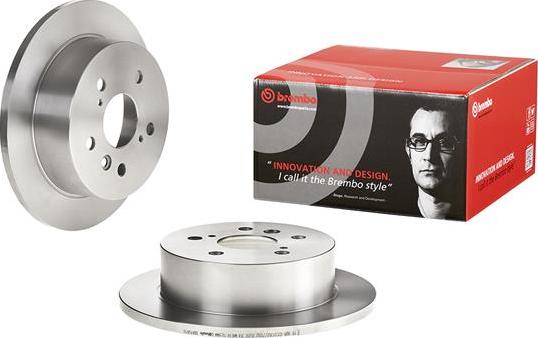 Brembo 08.A108.10 - Тормозной диск autodnr.net