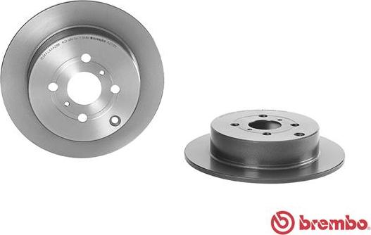 Brembo 08.A273.11 - Тормозной диск autodnr.net