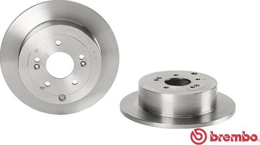 Brembo 08.A600.10 - Гальмівний диск autocars.com.ua