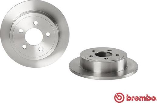 Brembo 08.A636.10 - Тормозной диск avtokuzovplus.com.ua