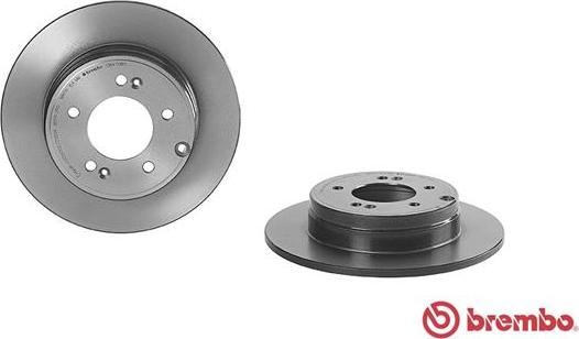 Brembo 08.A708.11 - Тормозной диск avtokuzovplus.com.ua