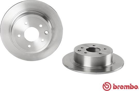 Brembo 08.A715.10 - Гальмівний диск autocars.com.ua