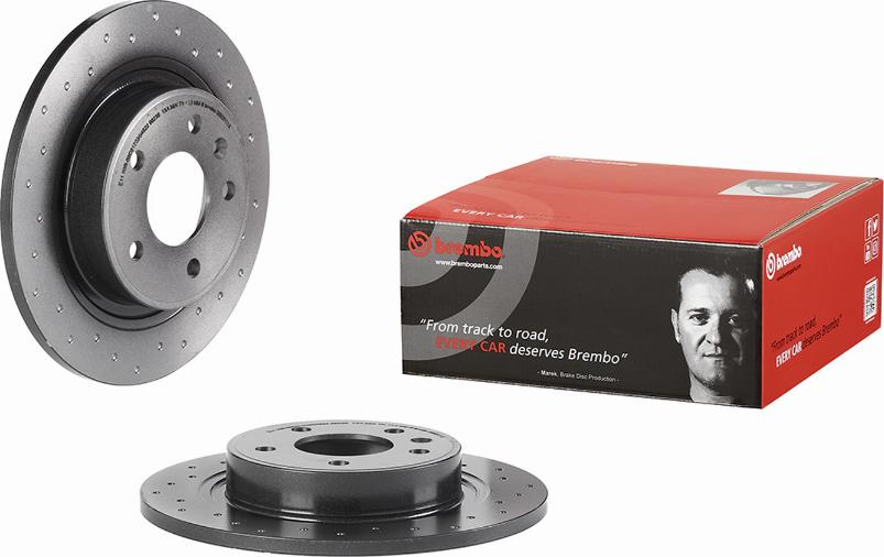 Brembo 08.B351.1X - Тормозной диск autodnr.net