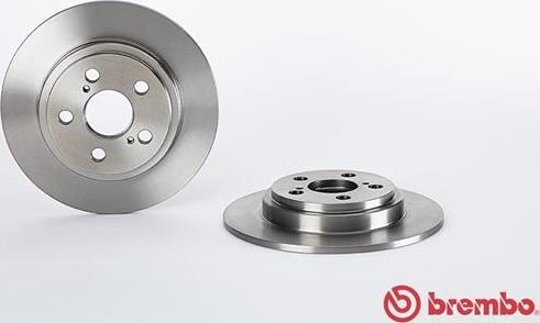 Brembo 08.B493.10 - Гальмівний диск autocars.com.ua