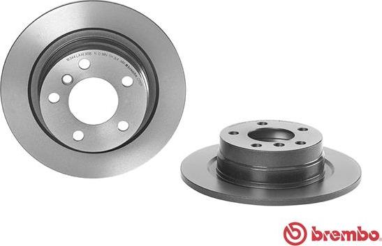 Brembo 08.C115.11 - Гальмівний диск autocars.com.ua