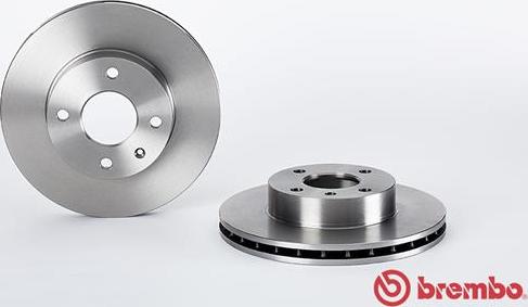 Brembo 09.5134.10 - Гальмівний диск autocars.com.ua