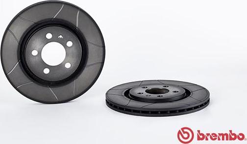 Brembo 09.5570.75 - Гальмівний диск autocars.com.ua