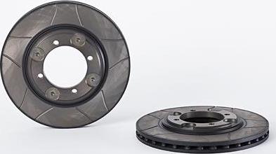 Brembo 09.5587.75 - Гальмівний диск autocars.com.ua