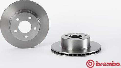 Brembo 09.5649.10 - Тормозной диск avtokuzovplus.com.ua