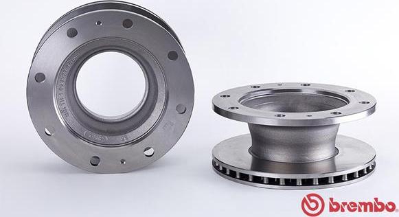 Brembo 09.6763.20 - Гальмівний диск autocars.com.ua