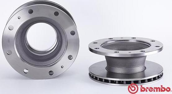 Brembo 09.6763.60 - Гальмівний диск autocars.com.ua