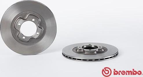 Brembo 09.6849.10 - Тормозной диск avtokuzovplus.com.ua