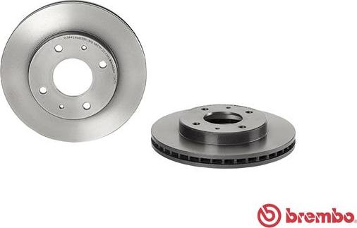 Brembo 09.7043.11 - Гальмівний диск autocars.com.ua