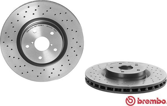 Brembo 09.7812.2X - Тормозной диск avtokuzovplus.com.ua