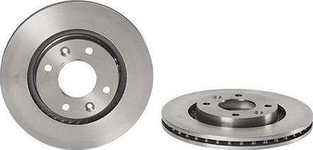 Brembo 09869510 - Тормозной диск avtokuzovplus.com.ua