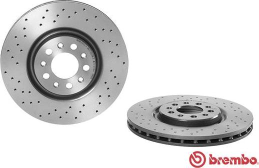 Brembo 09.9365.2X - Тормозной диск avtokuzovplus.com.ua